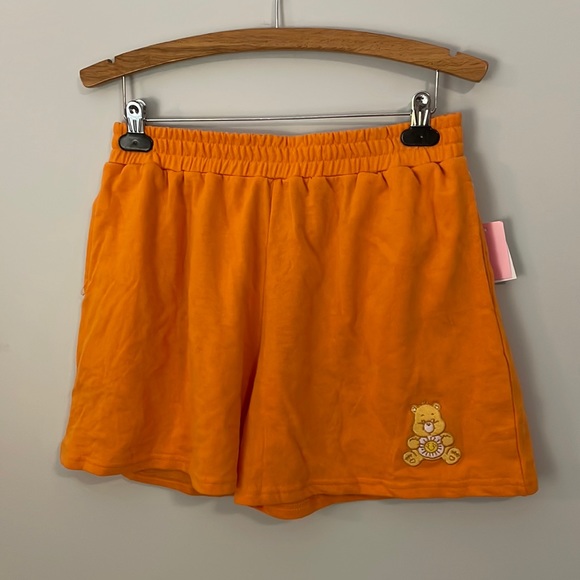 NWT Care Bears Women’s Sweat Shorts - Funshine Bear - Size Large - Picture 3 of 10